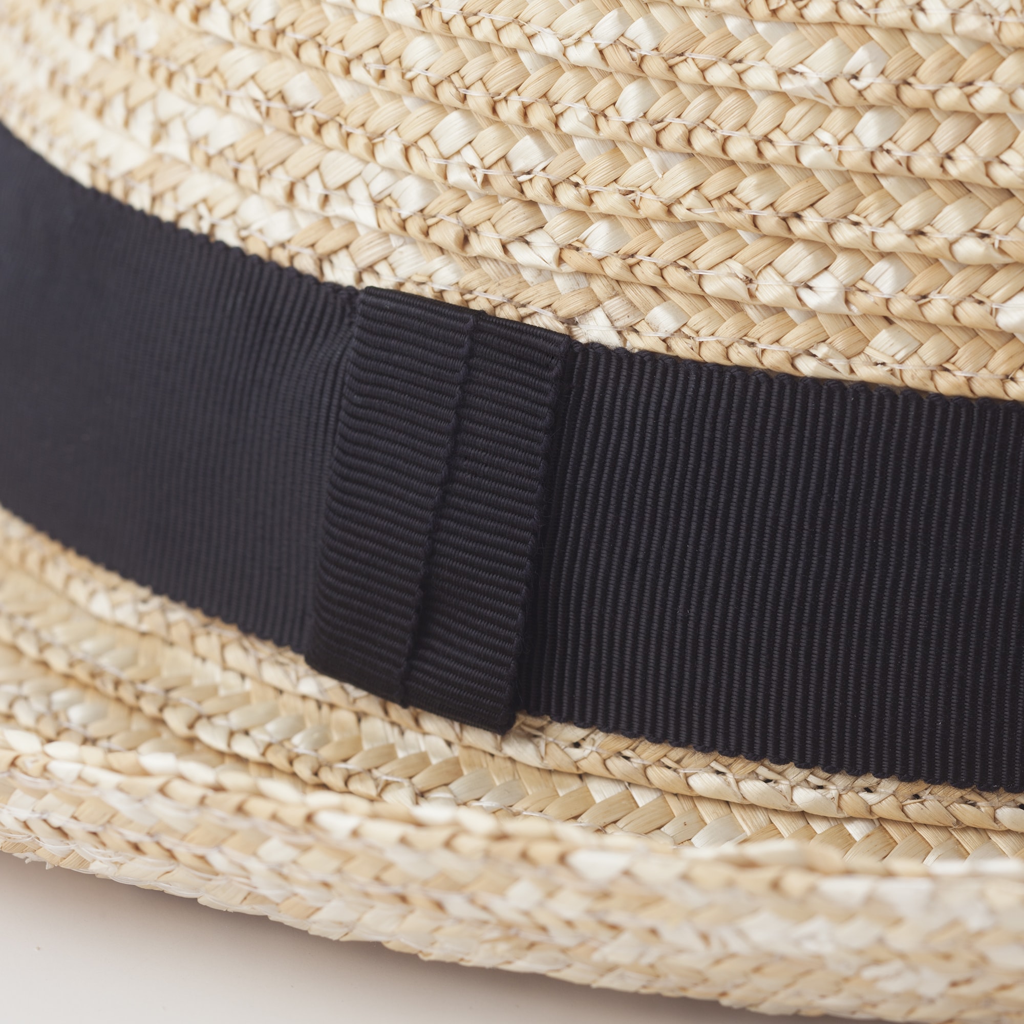 埼玉県　田中帽子の麦わら帽子「中折れ帽（ノア）」ナチュラル