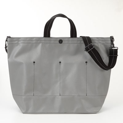 横濱帆布鞄 A グレー（森野艦船帆布）