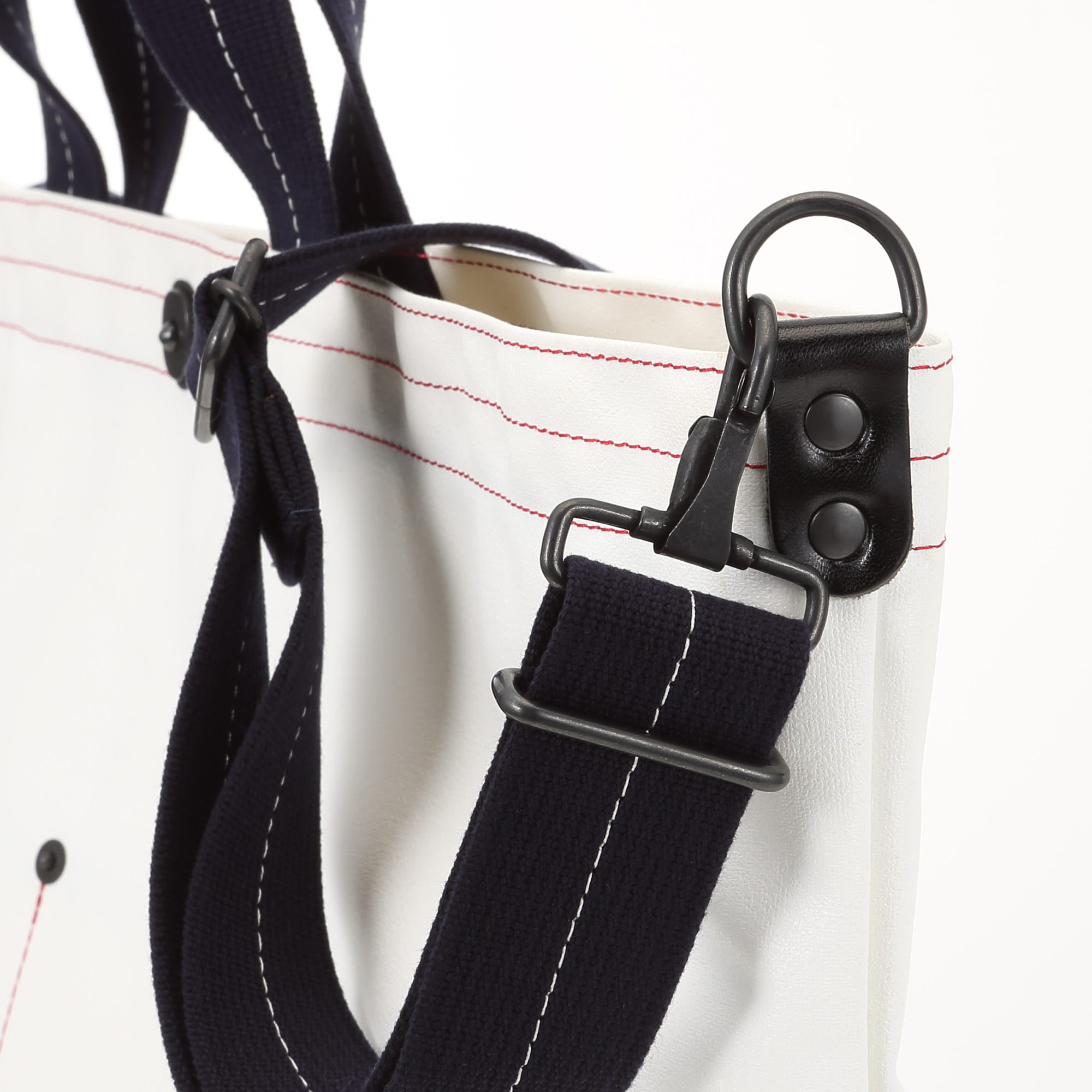 横濱帆布鞄 A ホワイト（森野艦船帆布）