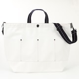 横濱帆布鞄 A ホワイト（森野艦船帆布）