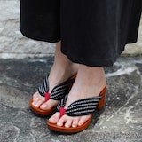 ｍｉｚｕｔｏｒｉの下駄「ドット」　Ｍ（２３～２３.５ｃｍ）