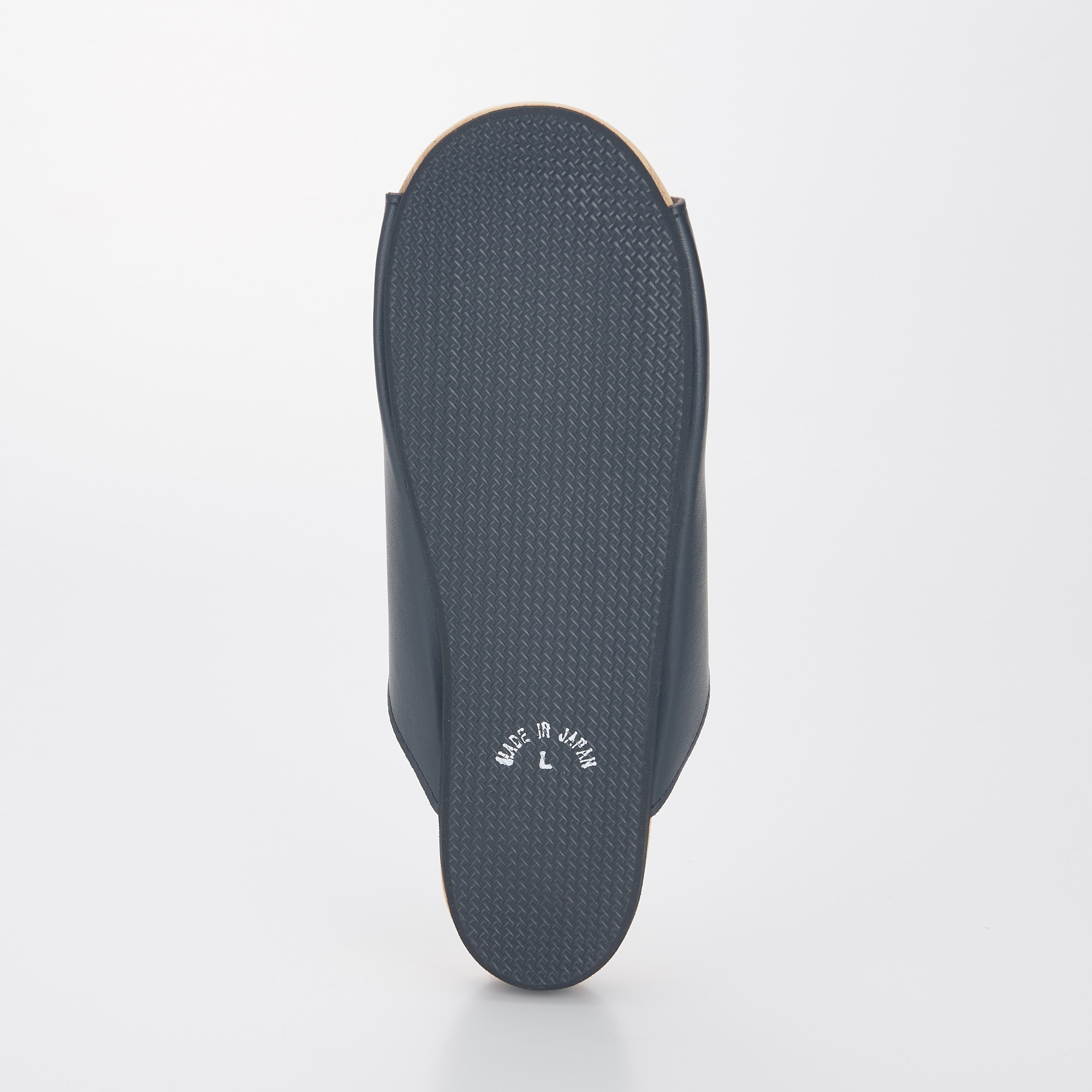 木のルームシューズ　黒Ｓ（21.5～23ｃｍ）