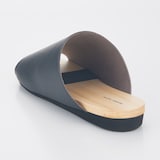 木のルームシューズ　黒L　（25.5～27ｃｍ）