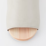 木のルームシューズ  グレーM（23.5～25ｃｍ）