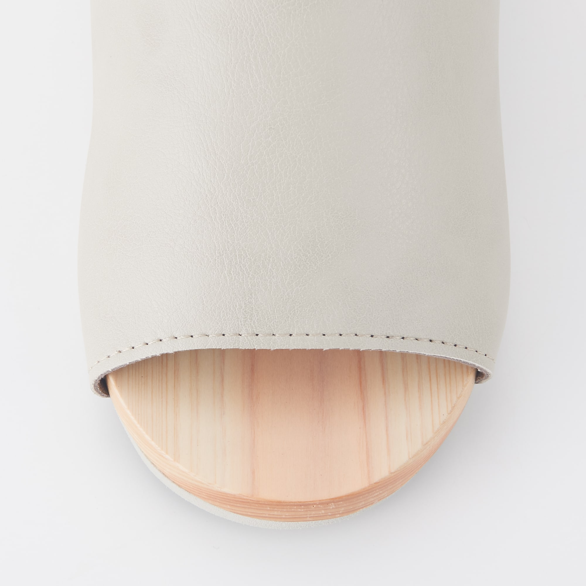 木のルームシューズ  グレーM（23.5～25ｃｍ）