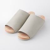 木のルームシューズ  グレーM（23.5～25ｃｍ）