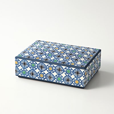 八尾和紙　はがき箱