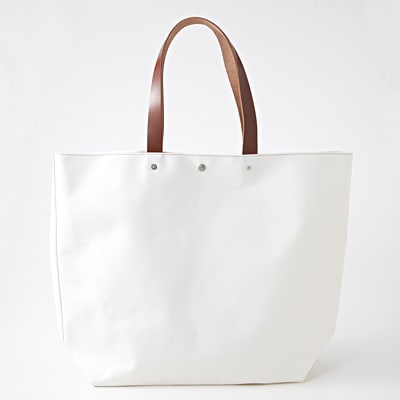 横濱帆布鞄 D ホワイト（森野艦船帆布）