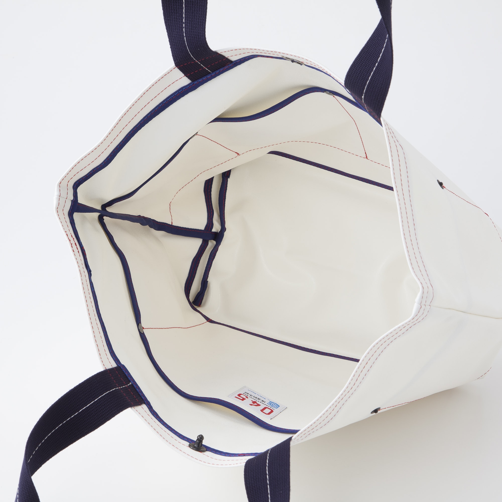 横濱帆布鞄 E ホワイト（森野艦船帆布）