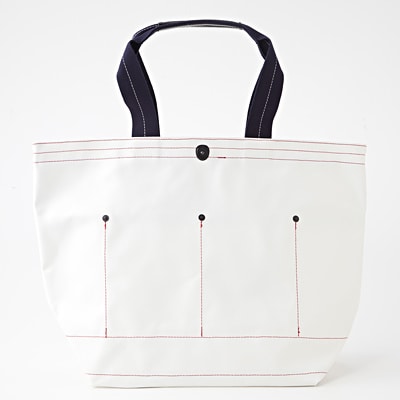 横濱帆布鞄 E ホワイト（森野艦船帆布）