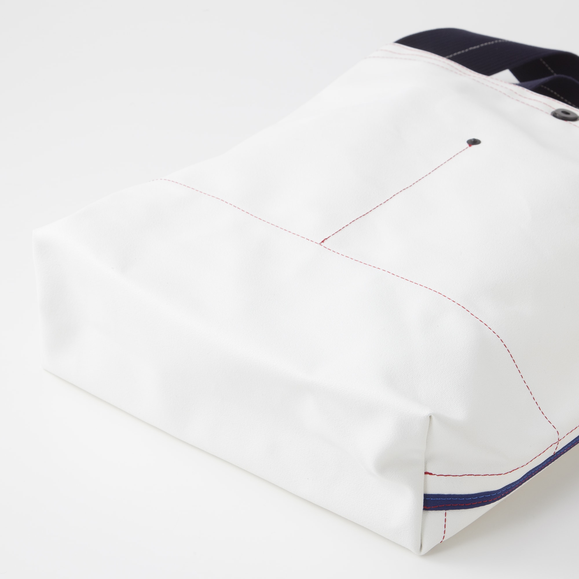 横濱帆布鞄 Ｆ ホワイト（森野艦船帆布）