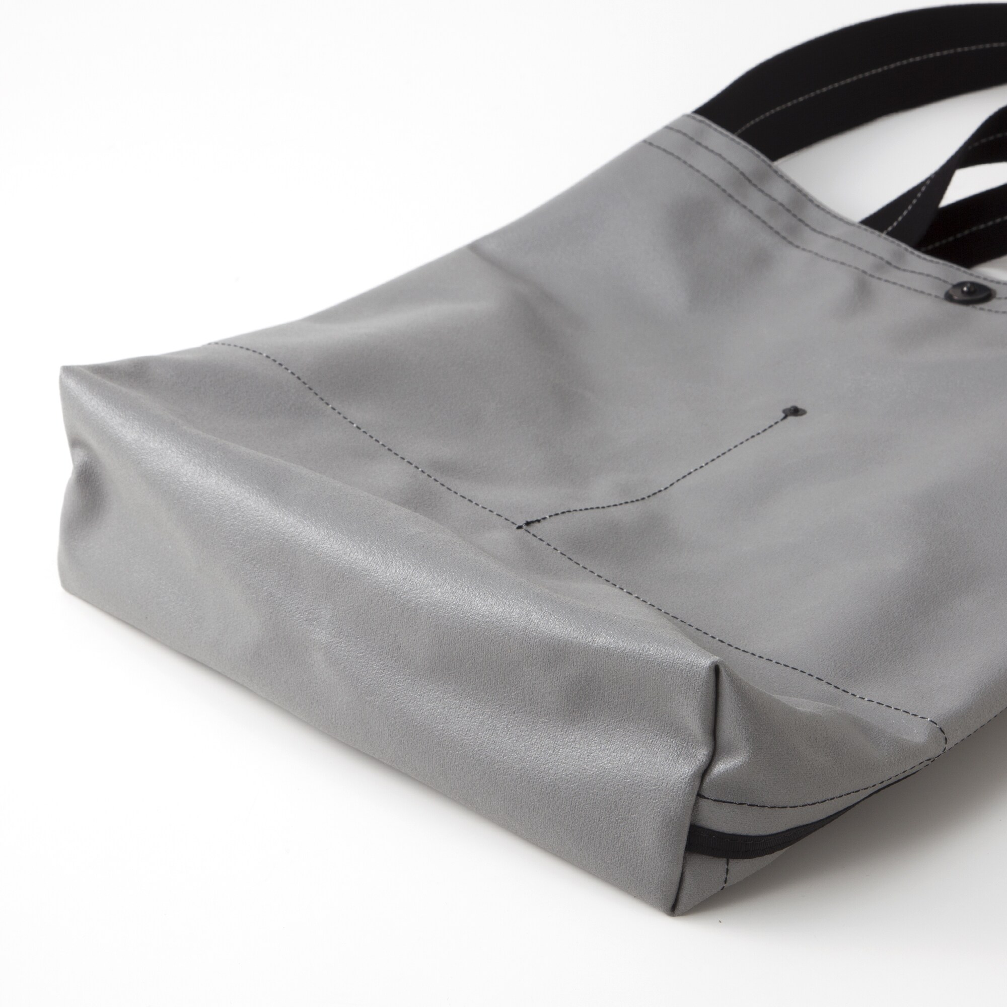 横濱帆布鞄 Ｆ グレー（森野艦船帆布）