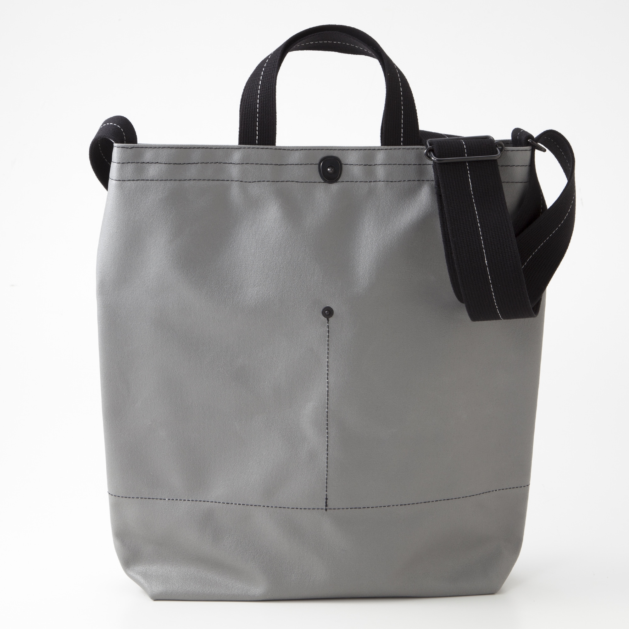 横濱帆布鞄 Ｆ グレー（森野艦船帆布）