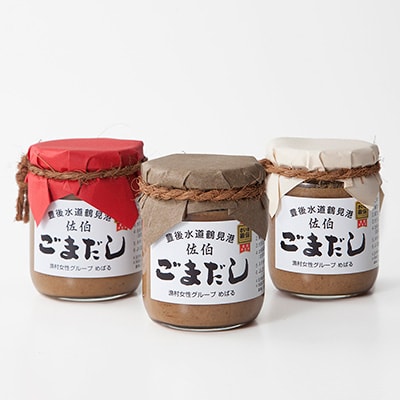 ごまだし　３本セット（タイ、エソ、アジ）