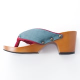 ｍｉｚｕｔｏｒｉの下駄「畳縁」　Ｓ（２２〜２２.５ｃｍ）