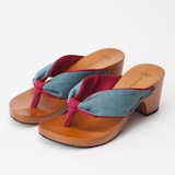 ｍｉｚｕｔｏｒｉの下駄「畳縁」　Ｓ（２２〜２２.５ｃｍ）