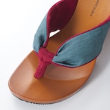 ｍｉｚｕｔｏｒｉの下駄「畳縁」　L（２４～２４.５ｃｍ）