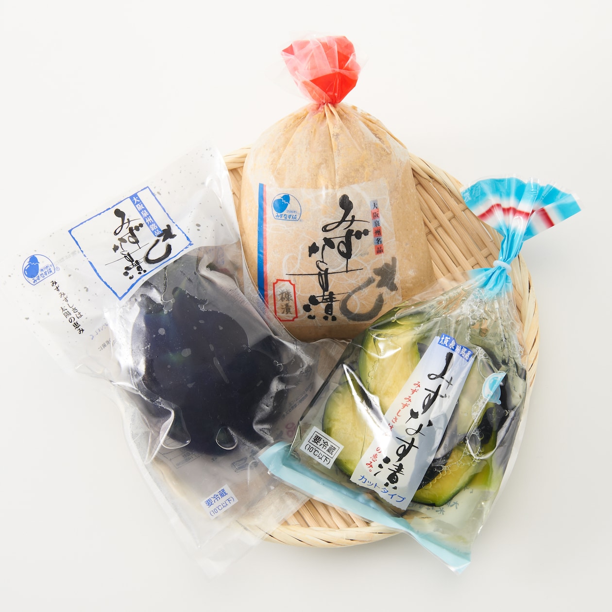 泉州みずなす漬　3種セット　3袋