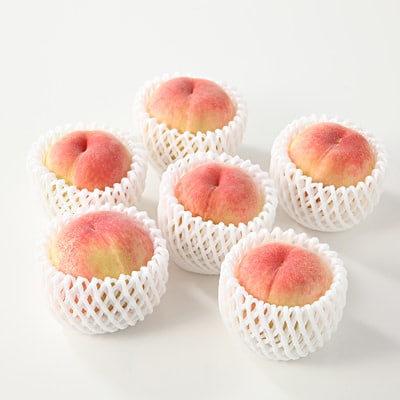 岡山県産　窪津真果園の白桃「品種おまかせ」約1.5kg（4～6玉）