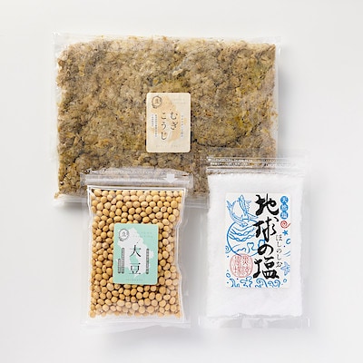 マルマメン工房　麦みそ手作りセット　仕上がり約１ｋｇ