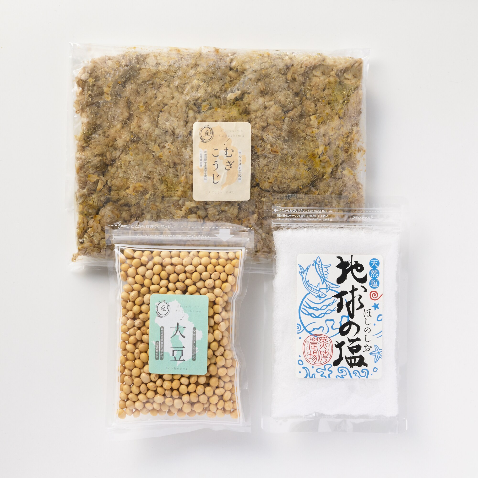 マルマメン工房　麦みそ手作りセット　