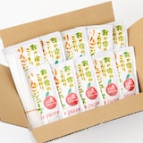 秋田県さとう果樹園　我が家のこだわりりんごジュース(葉取らずサンふじ)　１８０ｍｌ×１０袋