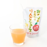 秋田県さとう果樹園　我が家のこだわりりんごジュース(葉取らずサンふじ)　１８０ｍｌ×１０袋