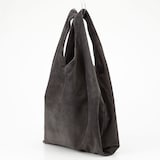 革屋が作った、洗えるショッピングバッグ・グレー