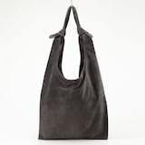 革屋が作った、洗えるショッピングバッグ・グレー