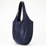 革屋が作った、洗えるドロップトートバッグ・ネイビー