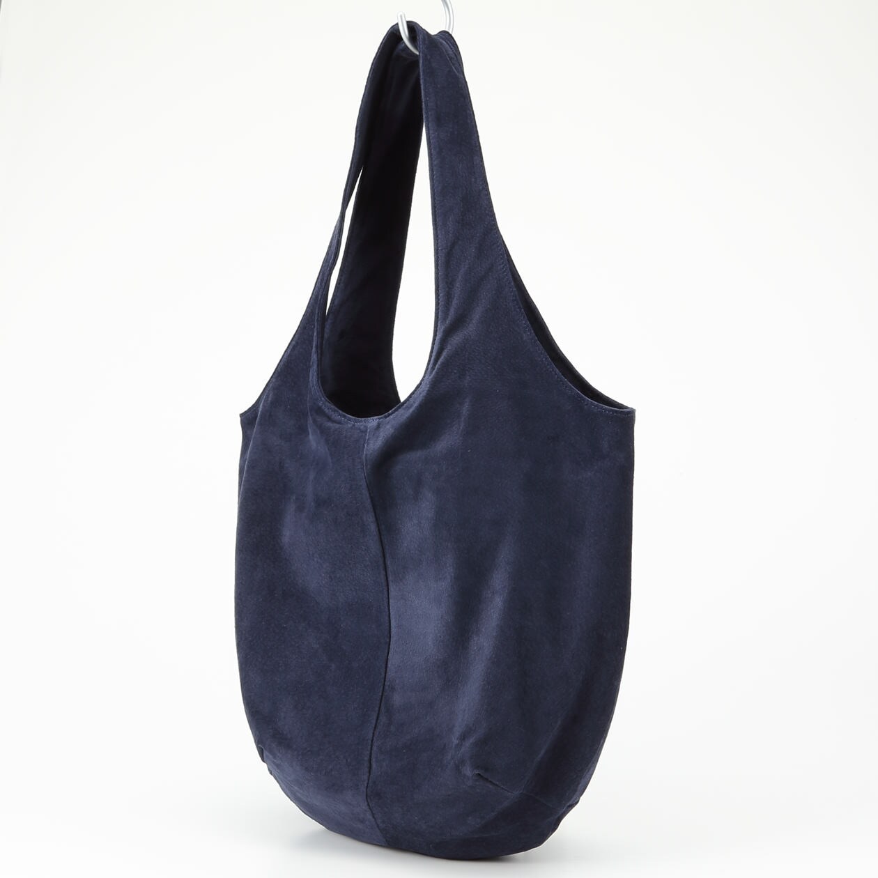 革屋が作った、洗えるドロップトートバッグ・ネイビー