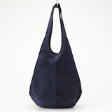 革屋が作った、洗えるドロップトートバッグ・ネイビー