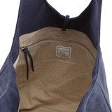 革屋が作った、洗えるドロップトートバッグ・ネイビー