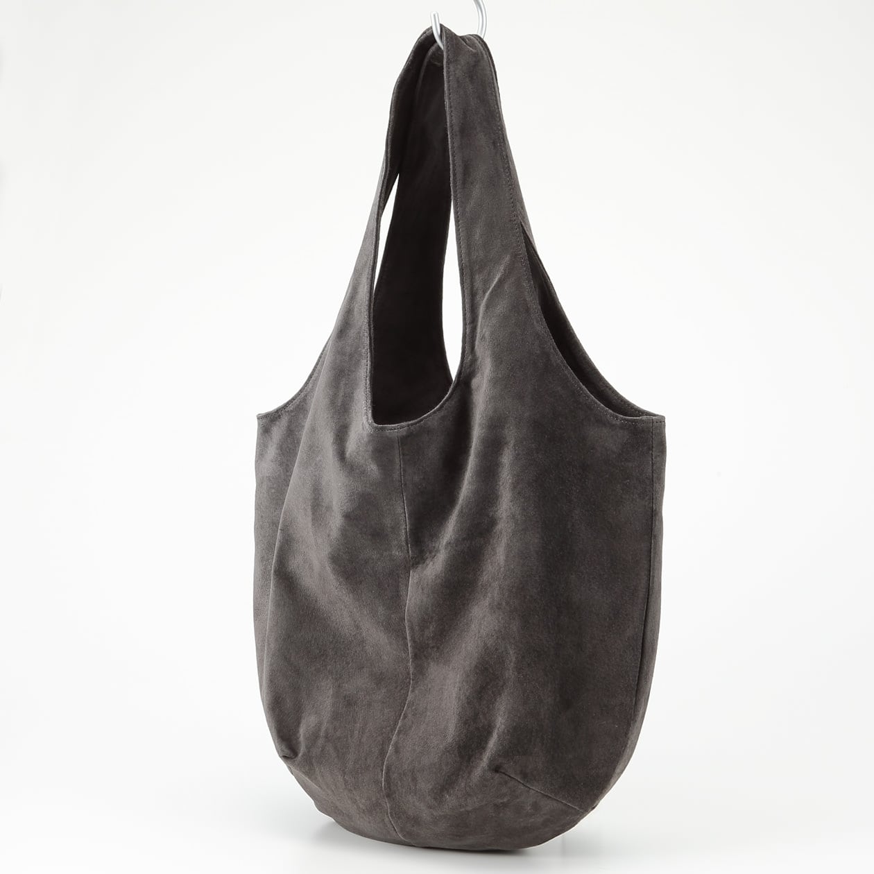 革屋が作った、洗えるドロップトートバッグ・グレー
