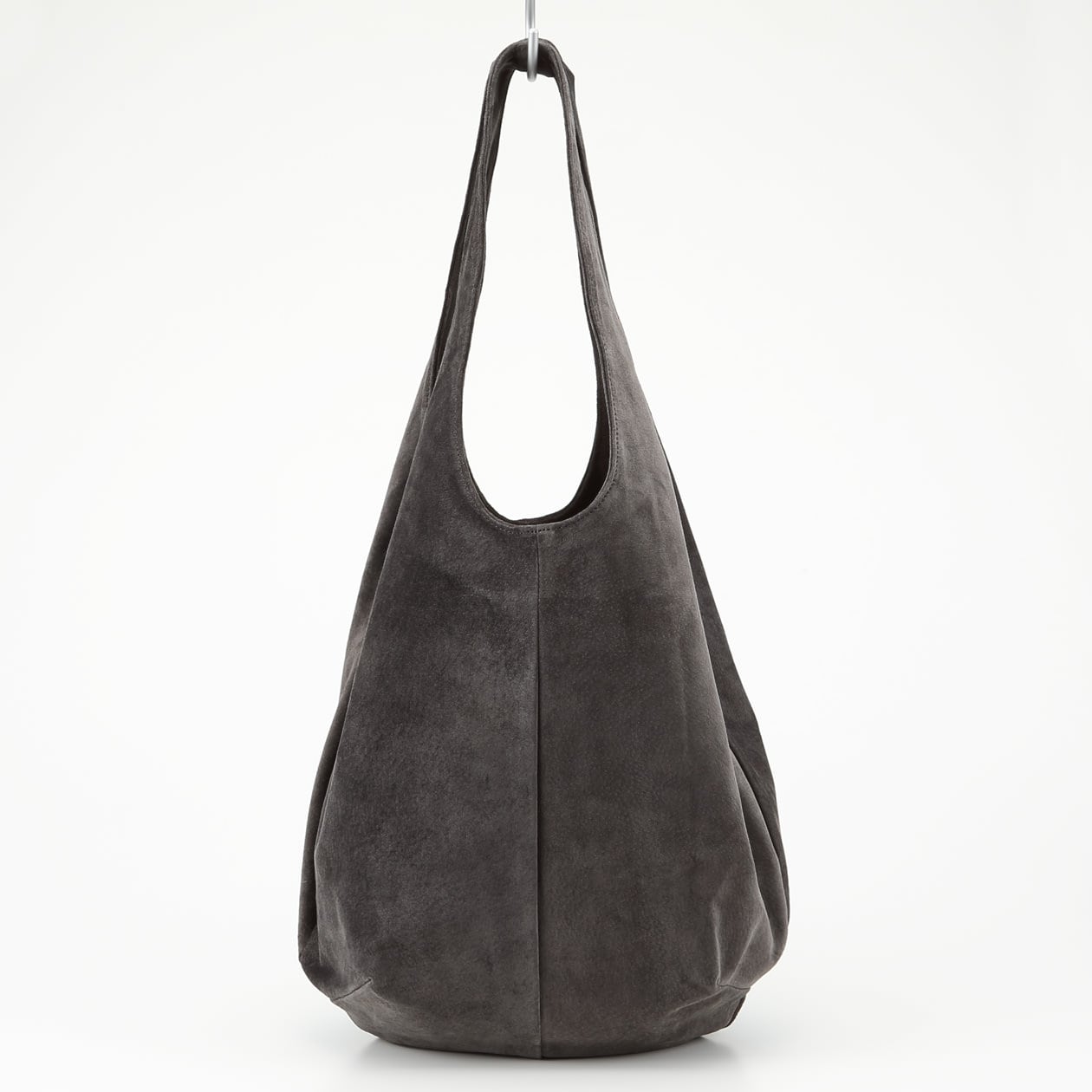 革屋が作った、洗えるドロップトートバッグ・グレー