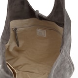 革屋が作った、洗えるドロップトートバッグ・グレー