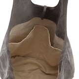 革屋が作った、洗えるドロップトートバッグ・グレー