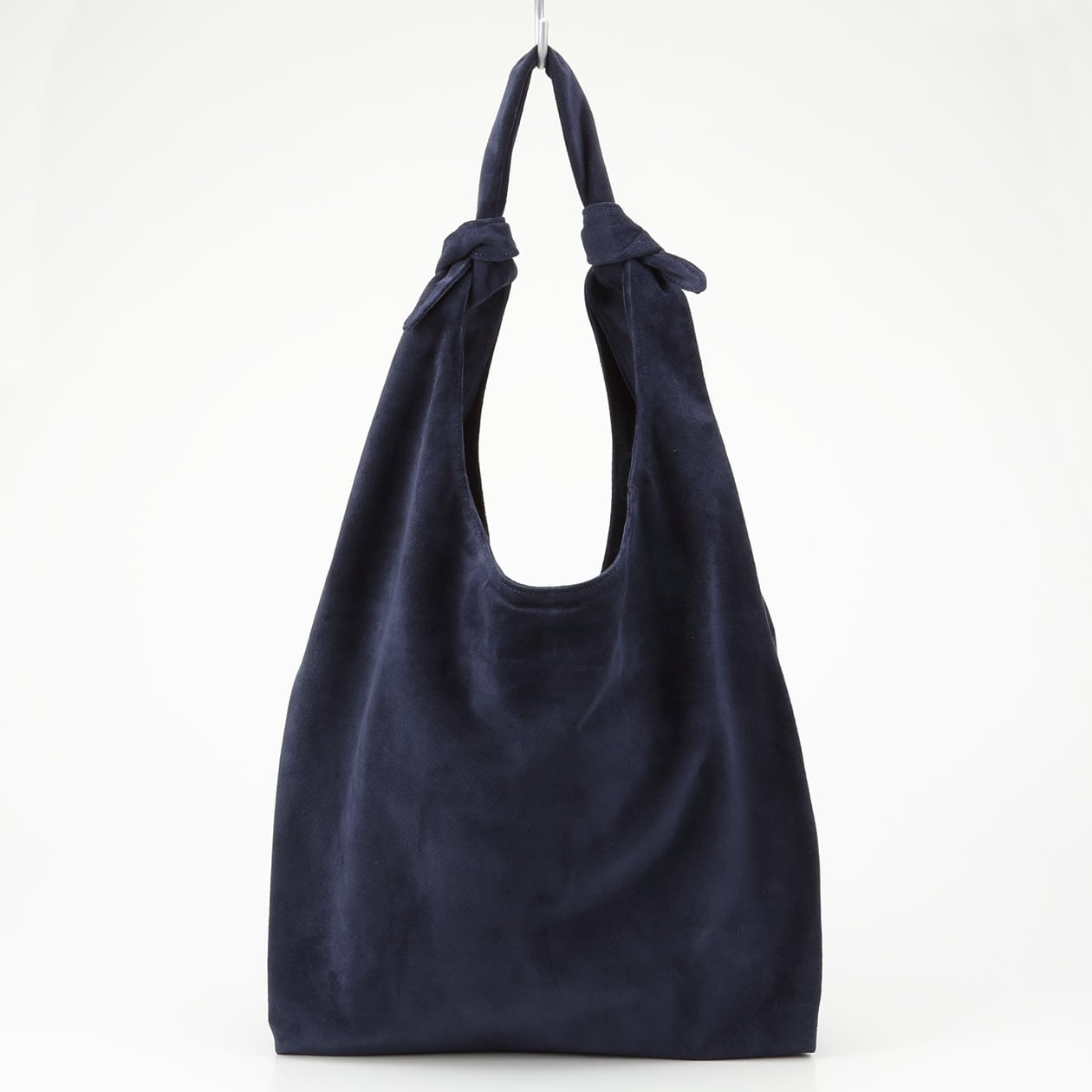 革屋が作った、洗えるショッピングバッグ・ネイビー