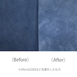 革屋が作った、洗えるショッピングバッグ・ネイビー