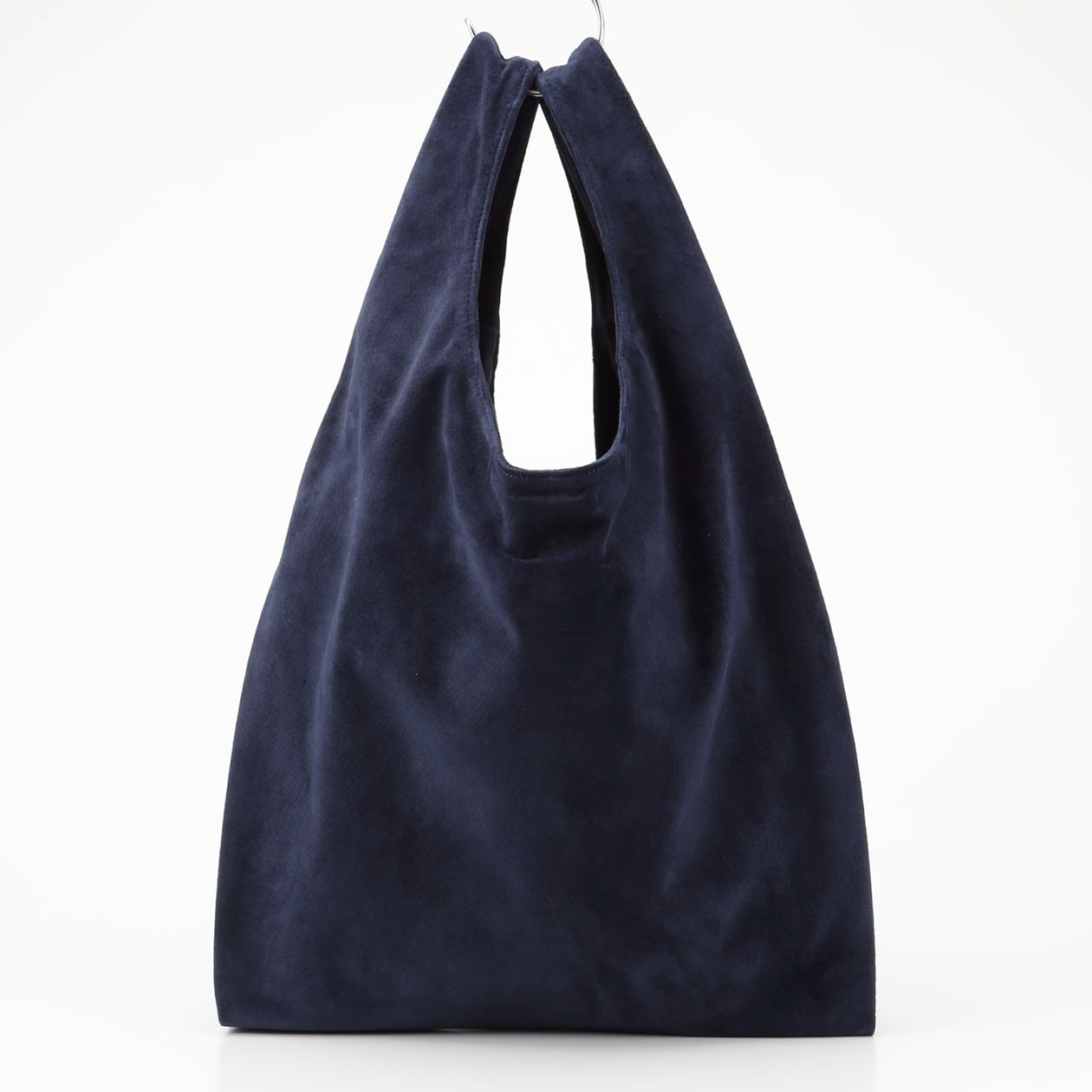 革屋が作った、洗えるショッピングバッグ・ネイビー