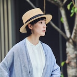 埼玉県　田中帽子の麦わら帽子「ポークパイ型（カリマ）」