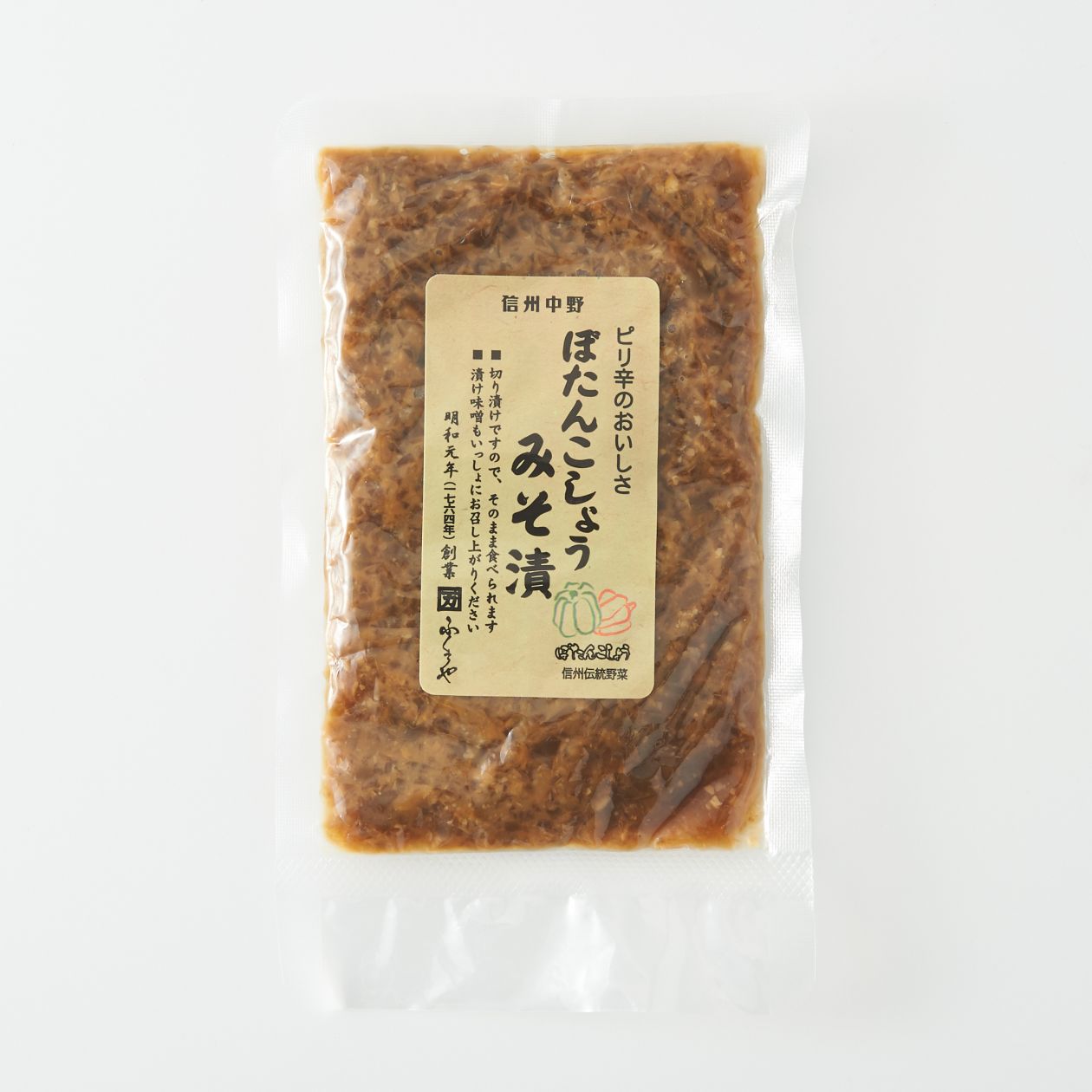 信州中野 ぼたんこしょう味噌漬け １３０ｇ 諸国良品 加工品 通販 無印良品