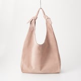 革屋が作った、洗えるショッピングバッグ・ピンクベージュ