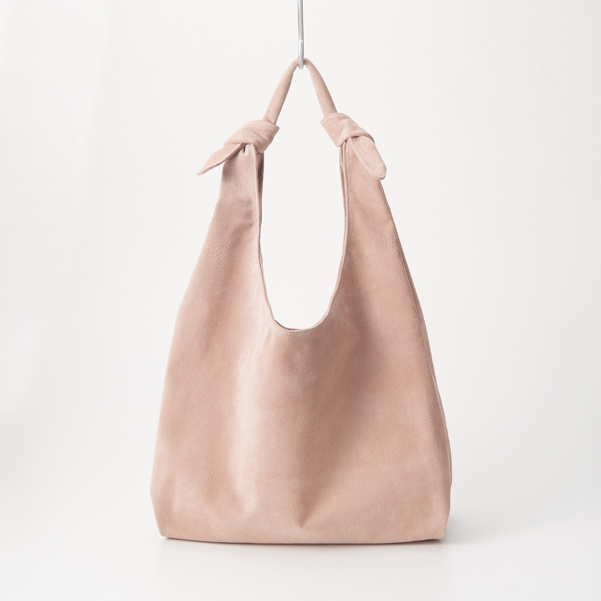 革屋が作った、洗えるショッピングバッグ・ピンクベージュ