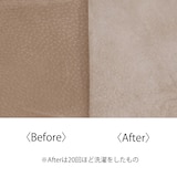 革屋が作った、洗えるドロップトートバッグ・ピンクベージュ