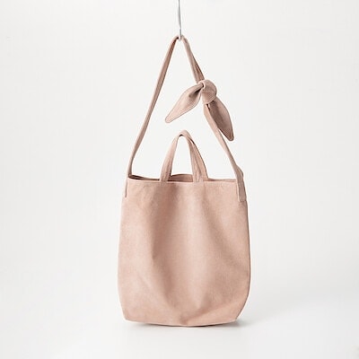 革屋が作った、洗える２WAYショルダーバッグ・ピンクベージュ