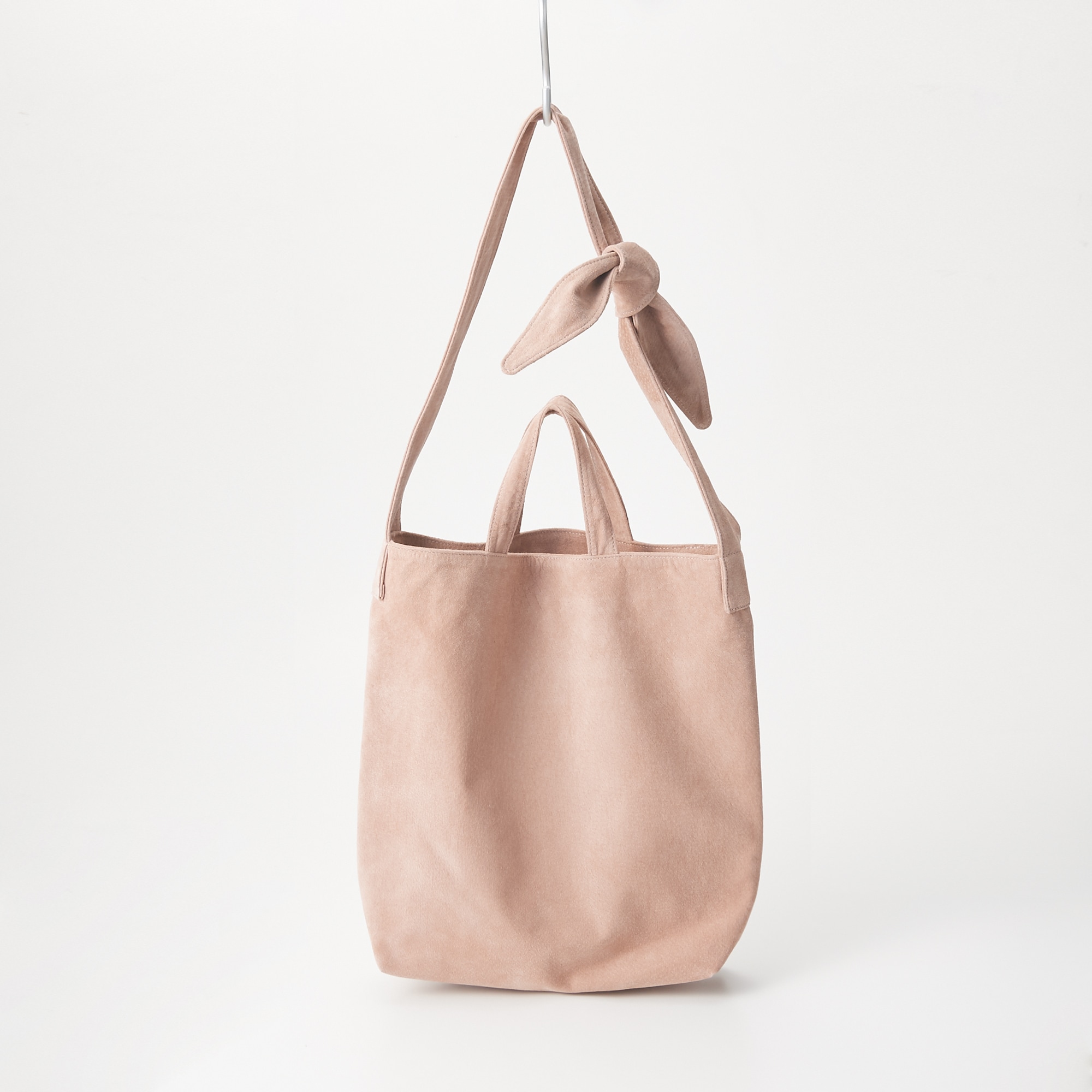 革屋が作った、洗える２WAYショルダーバッグ・ピンクベージュ