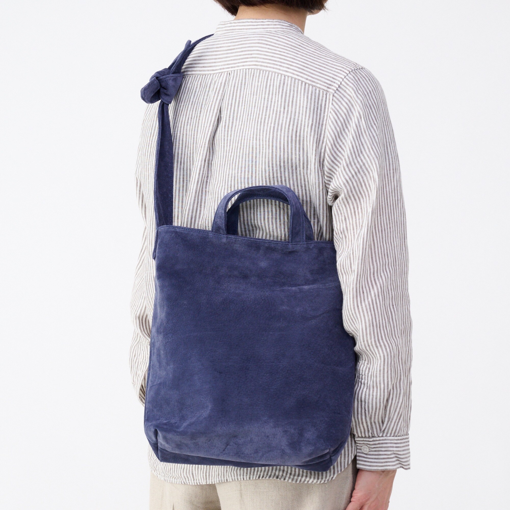 革屋が作った、洗える2WAYショルダーバッグ・ネイビー | 無印良品