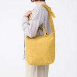 革屋が作った、洗える２WAYショルダーバッグ・マスタード