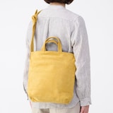 革屋が作った、洗える２WAYショルダーバッグ・マスタード